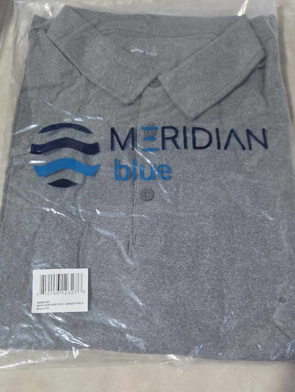 Men's Heather Gray Polo